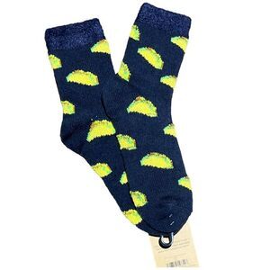 😊3/$30 🌮taco🧦 COZY CABIN SOCKS
ALOE INFUSED • COMFY • SNUG FIT Blue new🏷